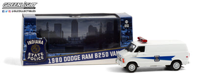 GreenLight 1:43 1980 Dodge Ram B250 Van - Indiana State Police 86599