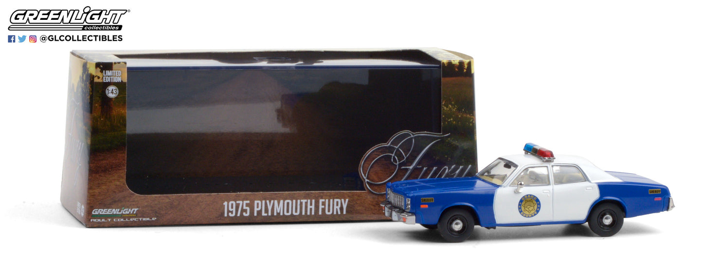 GreenLight 1:43 1975 Plymouth Fury - Osage County Sheriff 86602