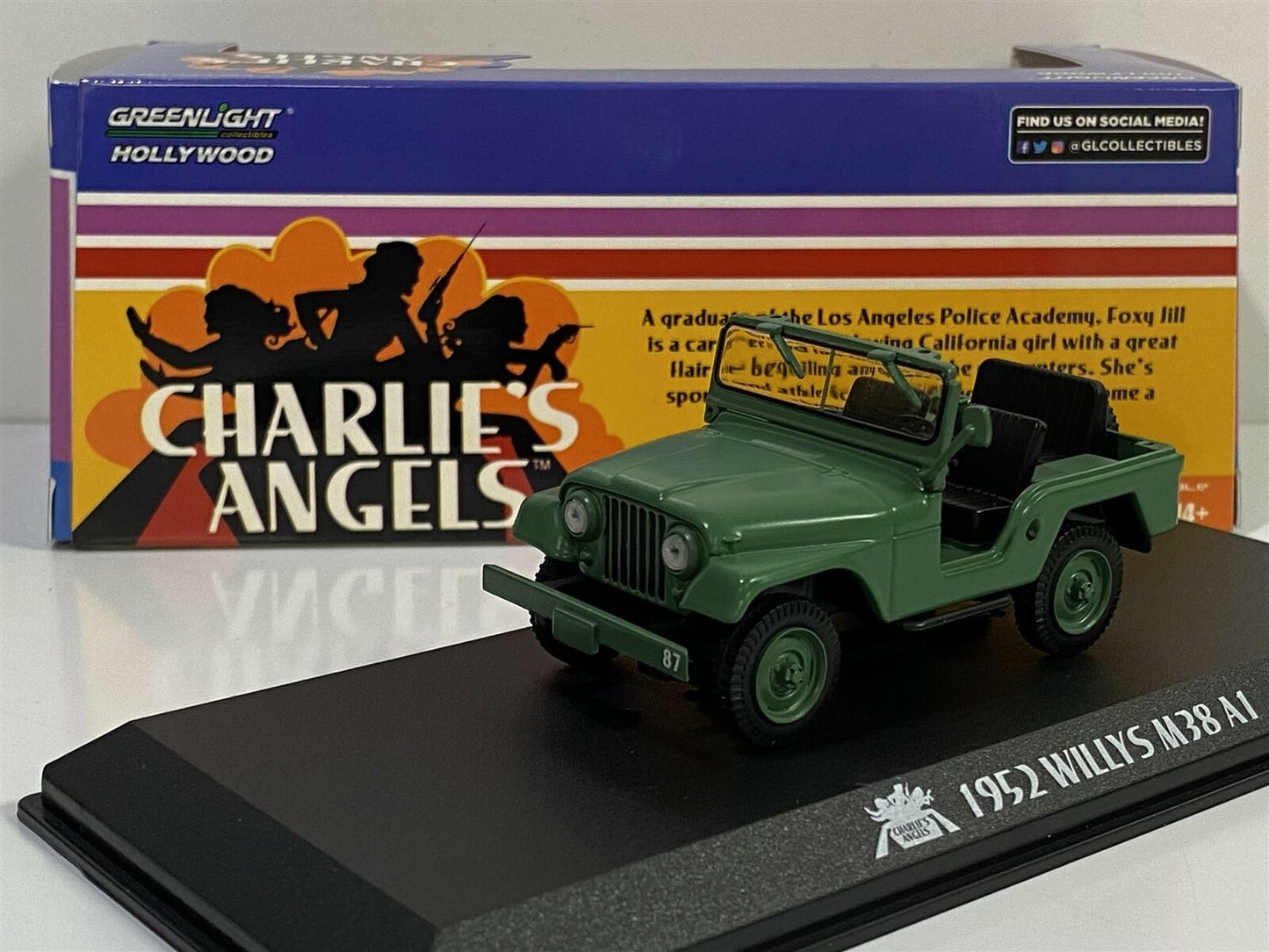 GreenLight 1:43 Charlie s Angels (1976-1981 TV Series) - 1952 Willys M38 A1 86606