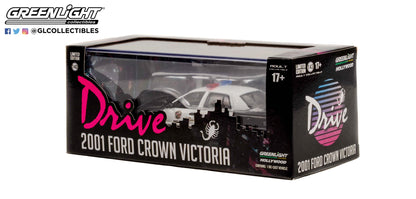 GreenLight 1:43 Drive (2011) - 2001 Ford Crown Victoria Police Interceptor - Los Angeles Police Department (LAPD) 86609