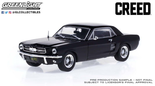 GreenLight 1:43 Creed (2015) - Adonis Creed s 1967 Ford Mustang Coupe - Matte Black 86615