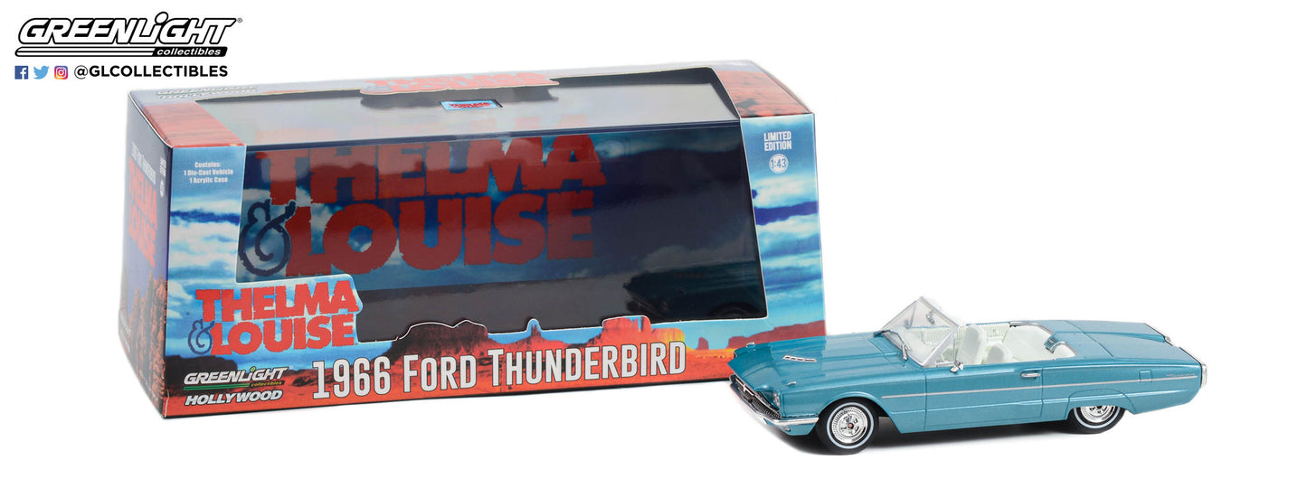 GreenLight 1:43 Thelma & Louise (1991) - 1966 Ford Thunderbird Convertible 86617