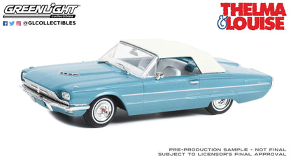 GreenLight 1:43 Thelma & Louise (1991) - 1966 Ford Thunderbird Convertible (Top-Up) 86619