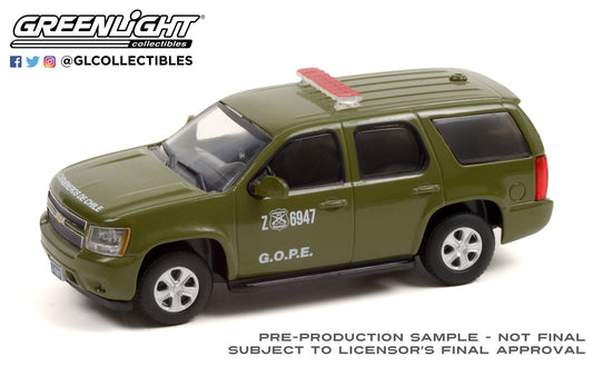 GreenLight 1:43 2011 Chevrolet Tahoe Police - Carabineros de Chile - Grupo de Operaciones Policiales Especiales (GOPE) 86620