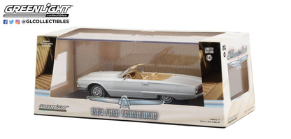 GreenLight 1:43 1964 Ford Thunderbird Convertible - Wimbledon White 86625