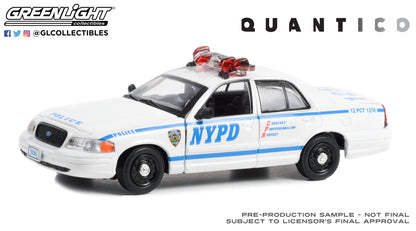 GreenLight 1:43 Quantico (2015-18 TV Series) - 2003 Ford Crown Victoria Police Interceptor New York City Police Dept (NYPD) 86633