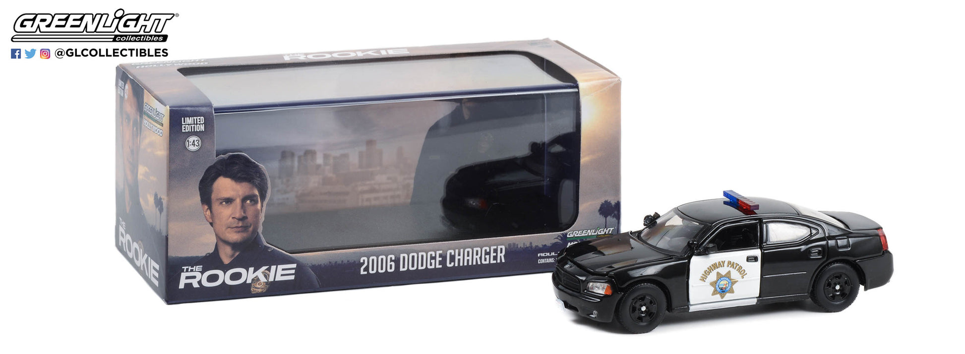 GreenLight 1:43 The Rookie (2018-Current TV Series) - 2006 Dodge Charg ...