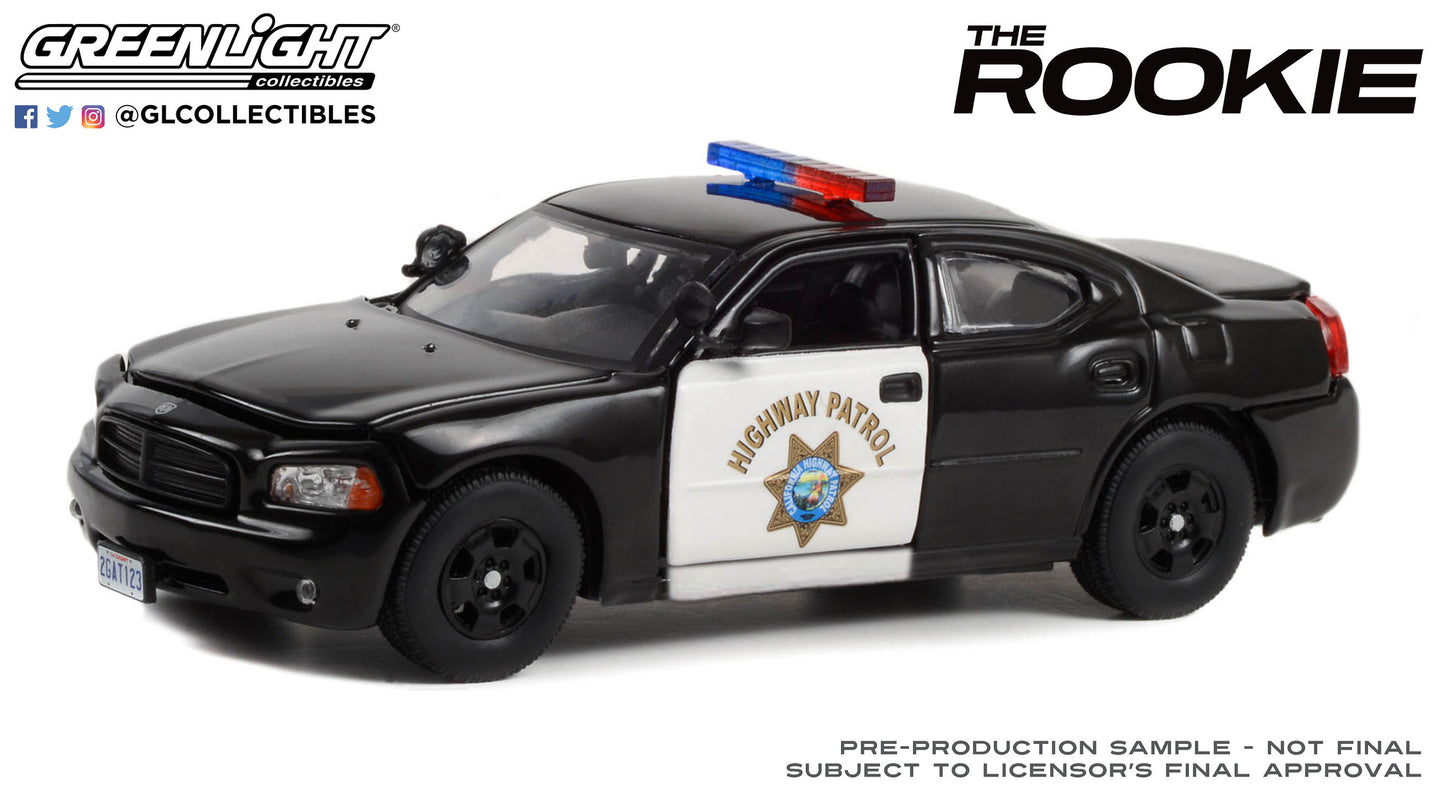 GreenLight 1:43 The Rookie (2018-Current TV Series) - 2006 Dodge Charger - California Highway Patrol 86634