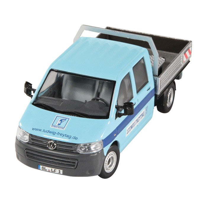 NZG 1:50 Volkswagen T5 Crew Cab Pickup Truck Ludwig Freytag NZG888/04