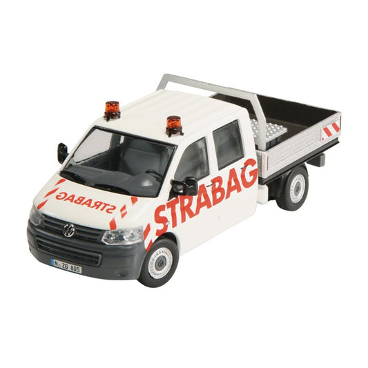 NZG 1:50 Volkswagen T5 Crew Cab Pickup Truck STRABAG NZG888/05