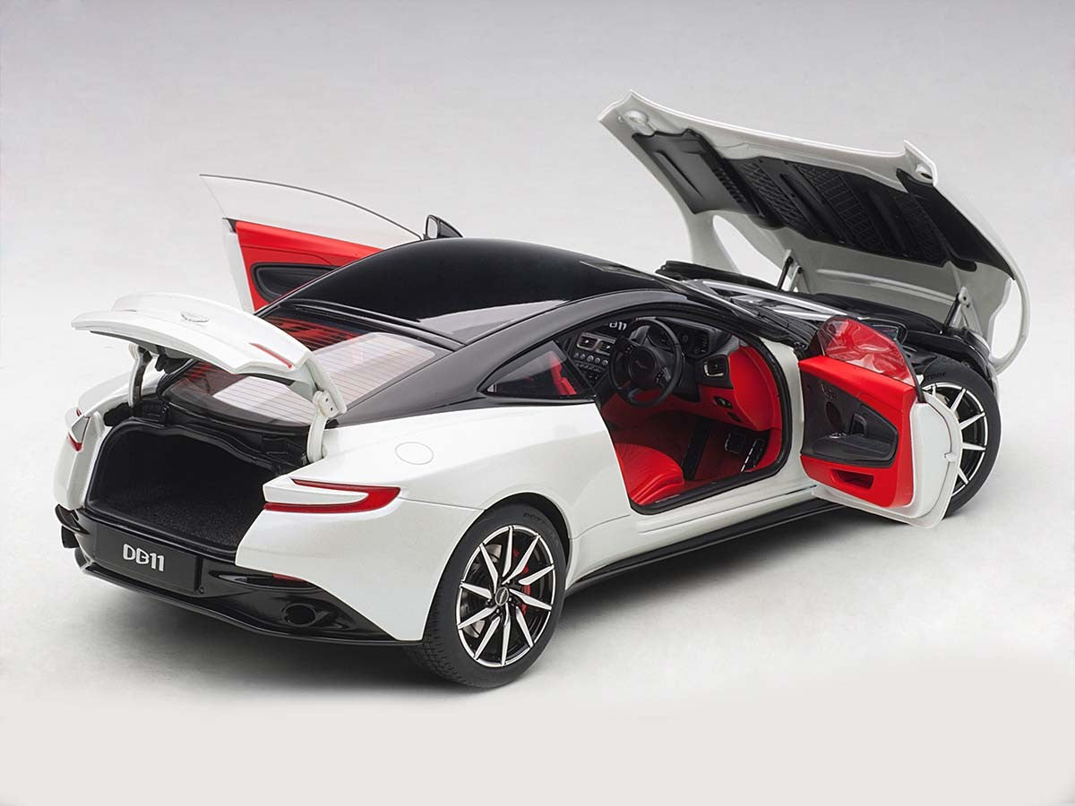 AUTOART 1/18 ASTON MARTIN DB11 (MORNING FROST WHITE) 70266