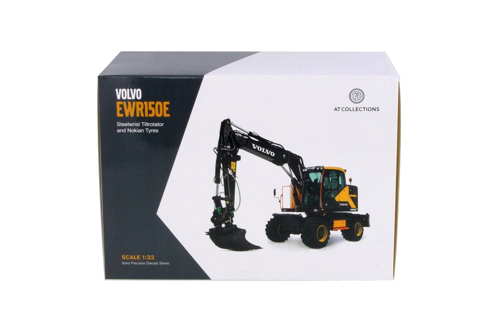AT Collections 1/32 Volvo EWR150E Excavator with Steelwrist Tiltrotator and Nokian Tires AT3200100