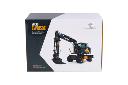 AT Collections 1/32 Volvo EWR150E Excavator with Steelwrist Tiltrotator and Mitas Twin Tires AT3200101