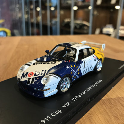 Schuco 1:43 Porsche 911 (993) Cup VIP #1 Porsche Supercup 1996 450888200