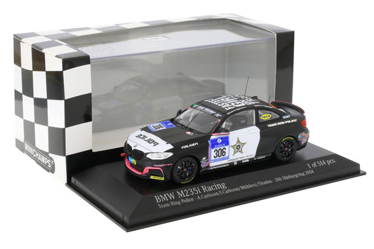 Minichamps 1:43 BMW M235I Racing Team Ring Police – Kremer /Slooten/Carlsson/Carlsson #306 24H Nurburgring 2014 437142406