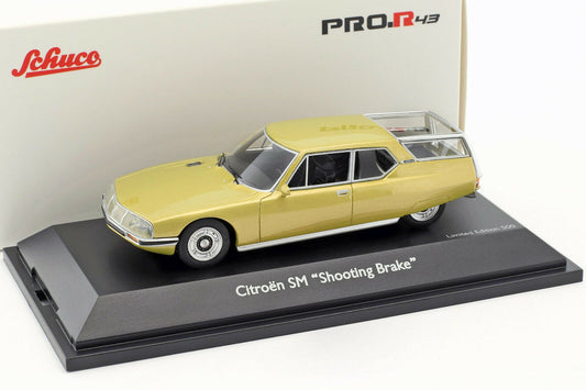 Schuco 1/43 Citroen SM Shooting Brake gold metallic 450903400