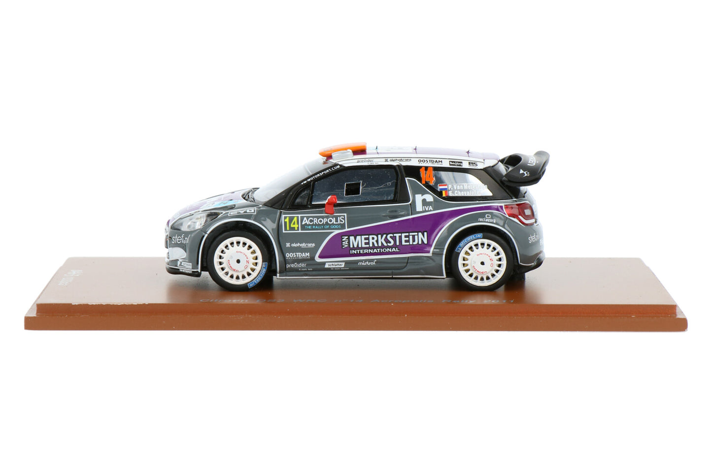 Spark 1:43 Citroen DS3 WRC #14 Van Merksteijn/Chevallier Portugal Rally 2011 S3305