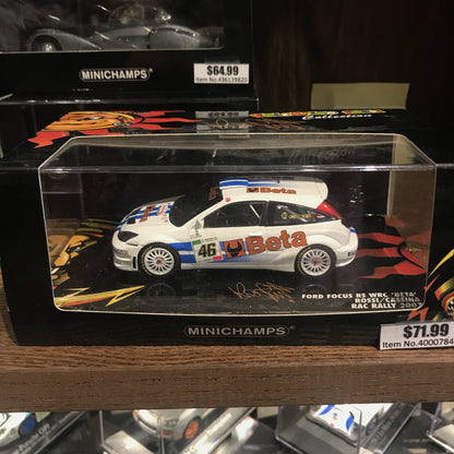 Minichamps 1:43 Ford Focus RS WRC Beta Rossi/Cassina #46 Monza Rally 2007 400078446