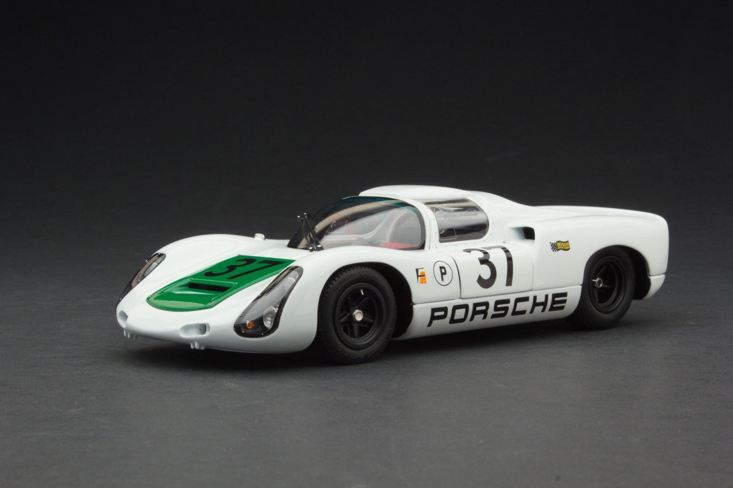 EXOTO 1:18 1967 Porsche 910 #37 Sebring 2nd in class 4th overall MTB00062