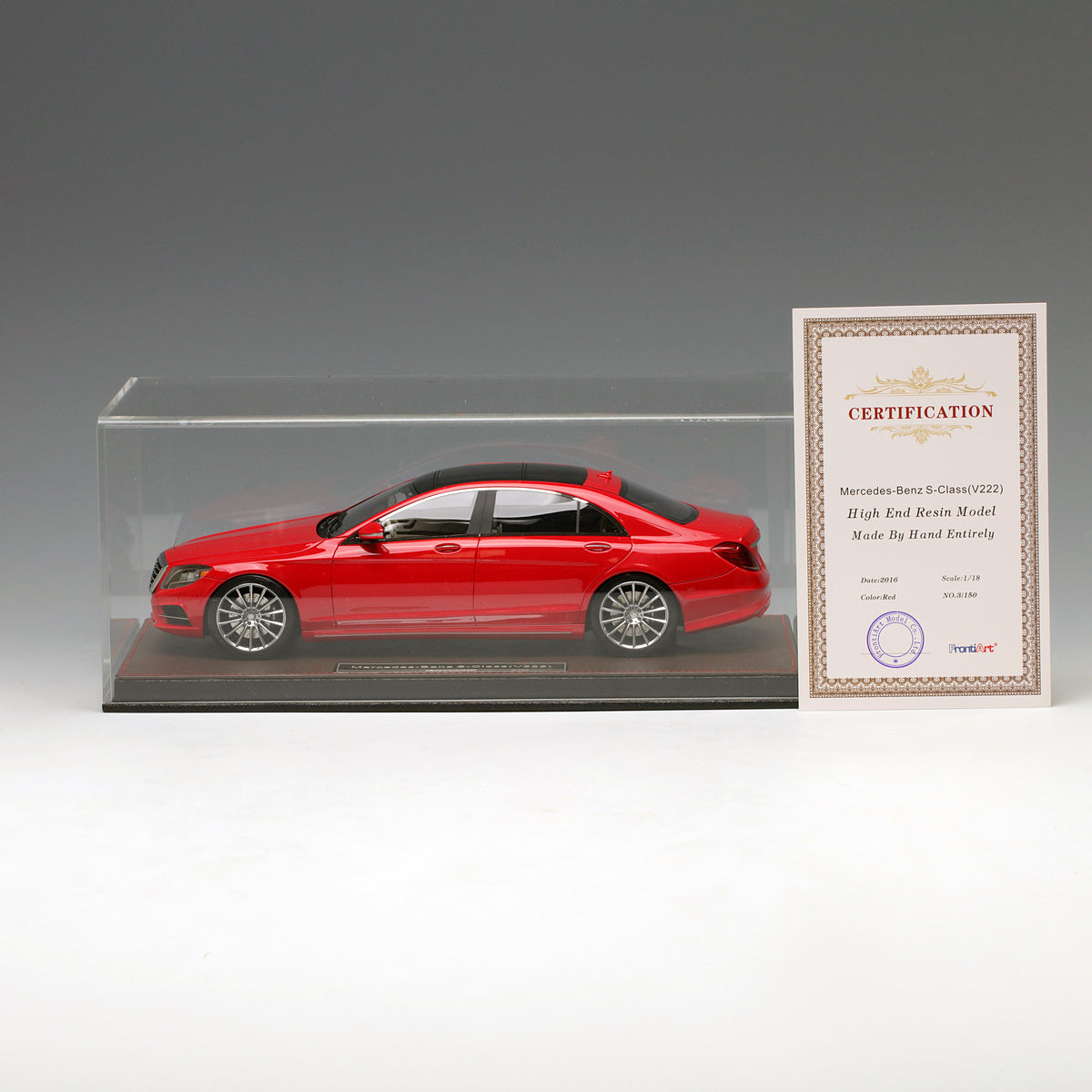 Frontiart 1:18 Mercedes-Benz S-Class (V222) Red F044-06
