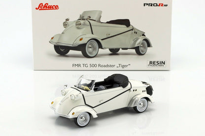 Schuco 1/18 FMR TG 500 Roadste Tiger white 450014900