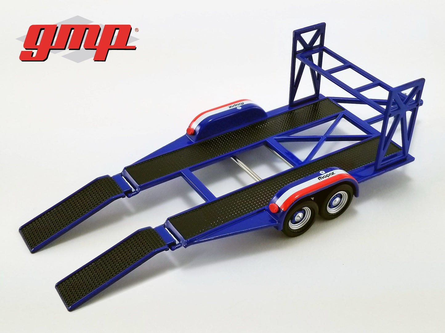 GMP 1:43 GMP Tandem Car Trailer with Tire Rack - MOPAR GMP-14310