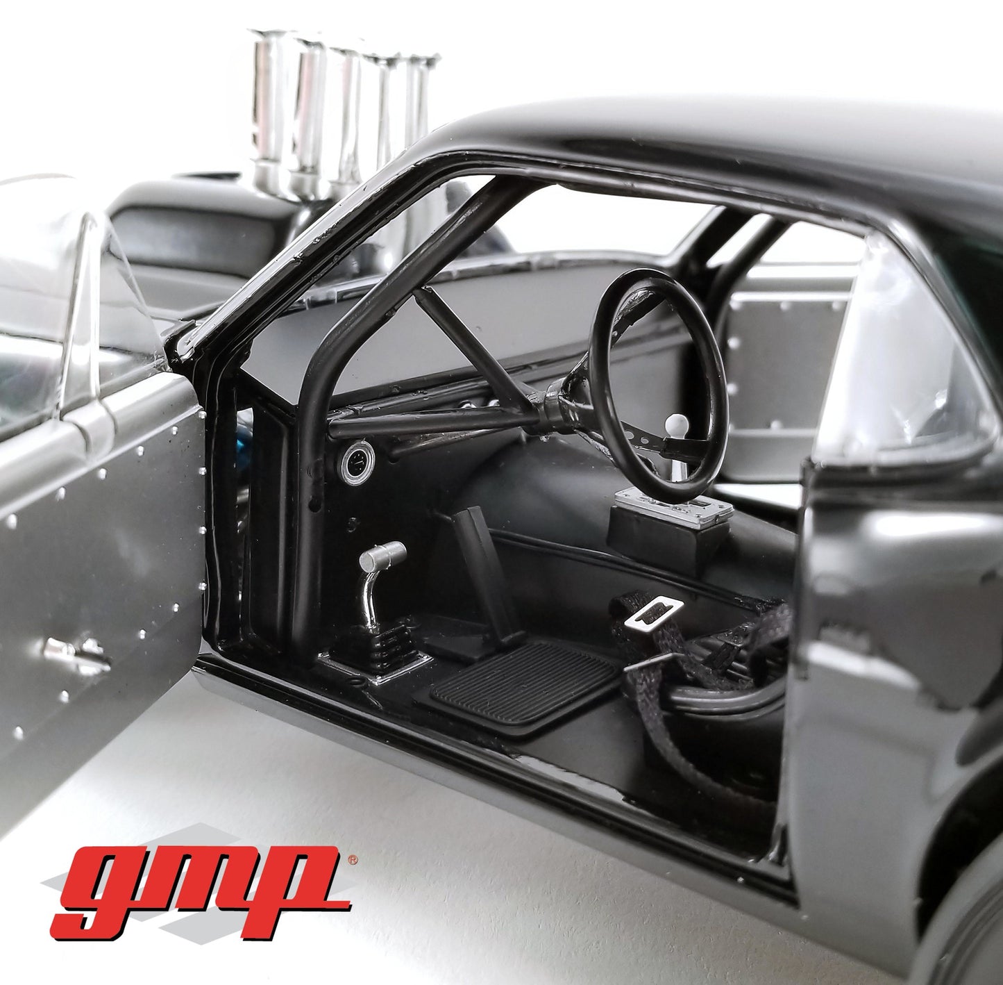 GMP 1:18 1969 Ford Mustang Gasser - Show Stopper - Triple Gloss Black GMP-18932