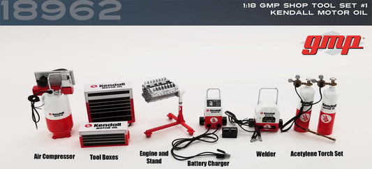 GMP 1:18 Shop Tool Set #1 - Kendall Motor Oil GMP-18962