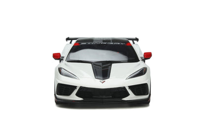 GT Spirit 1:18 Chevrolet Corvette C8 Pace Car IMSA Arctic White GT370