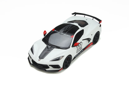 GT Spirit 1:18 Chevrolet Corvette C8 Pace Car IMSA Arctic White GT370