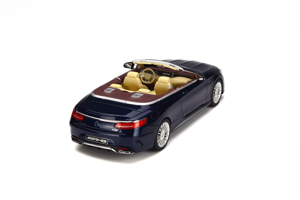 GT Spirit 1:18 Mercedes AMG S65 Convertible Blue GT153