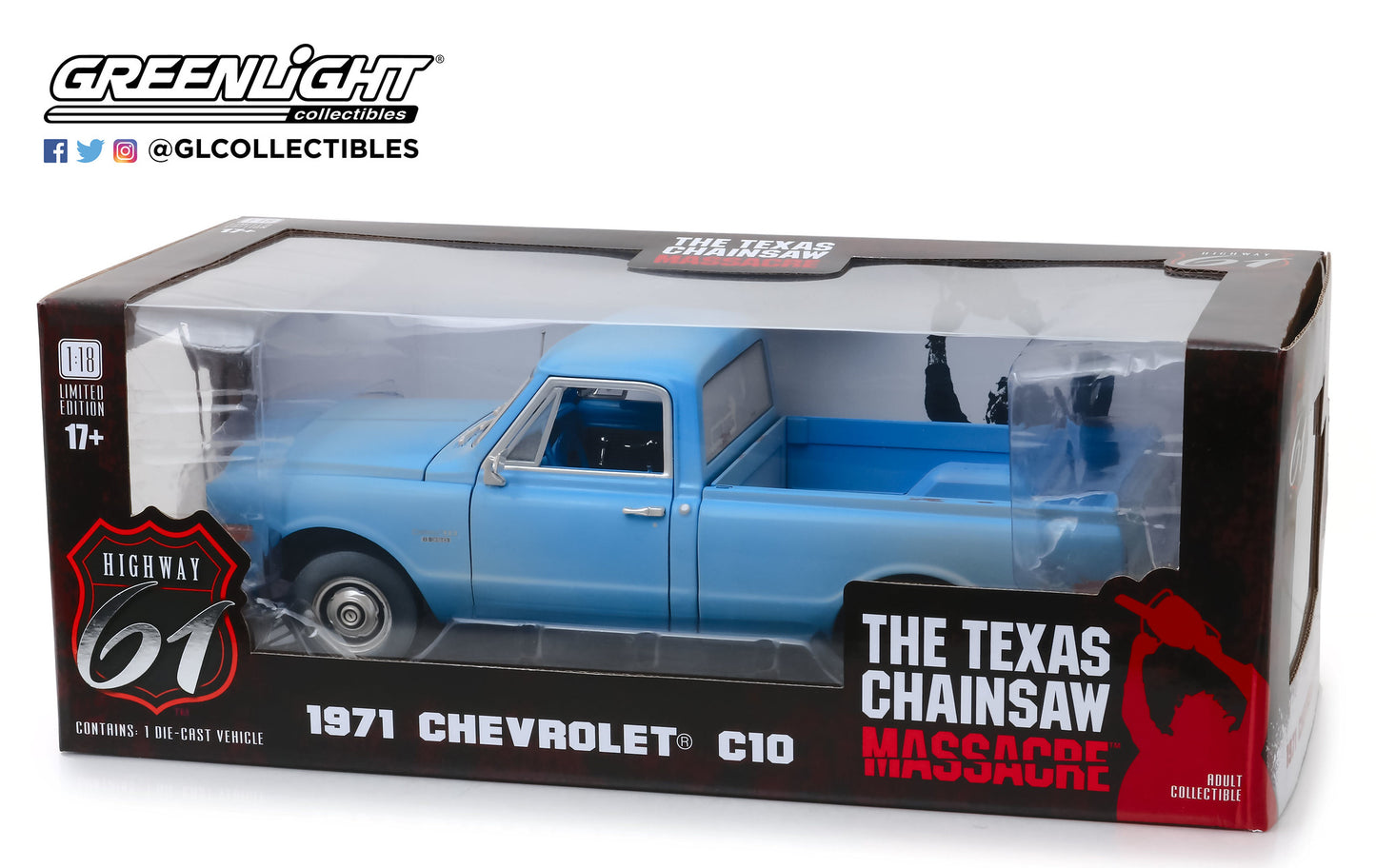 Highway 61 1/18 The Texas Chain Saw Massacre (1974) - 1971 Chevrolet C-10 HWY-18014