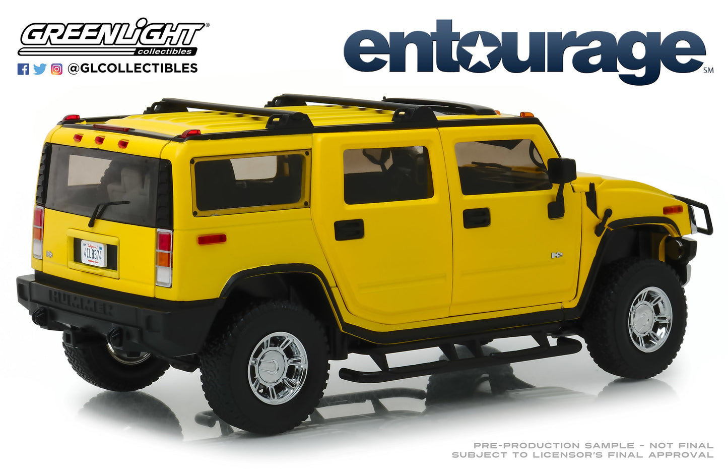 Highway 61 1:18 Entourage (2004-2011 TV Series) - 2003 Hummer H2 HWY-18015