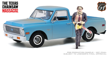 Highway 61 1:18 The Texas Chain Saw Massacre (1974) - 1971 Chevrolet C-10 with Leatherface Figure HWY-18022
