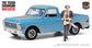 Highway 61 1:18 The Texas Chain Saw Massacre (1974) - 1971 Chevrolet C-10 with Leatherface Figure HWY-18022