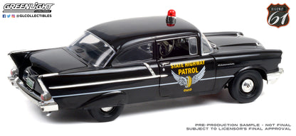 Highway 61 1:18 1957 Chevrolet 150 Sedan - Ohio State Highway Patrol HWY-18028