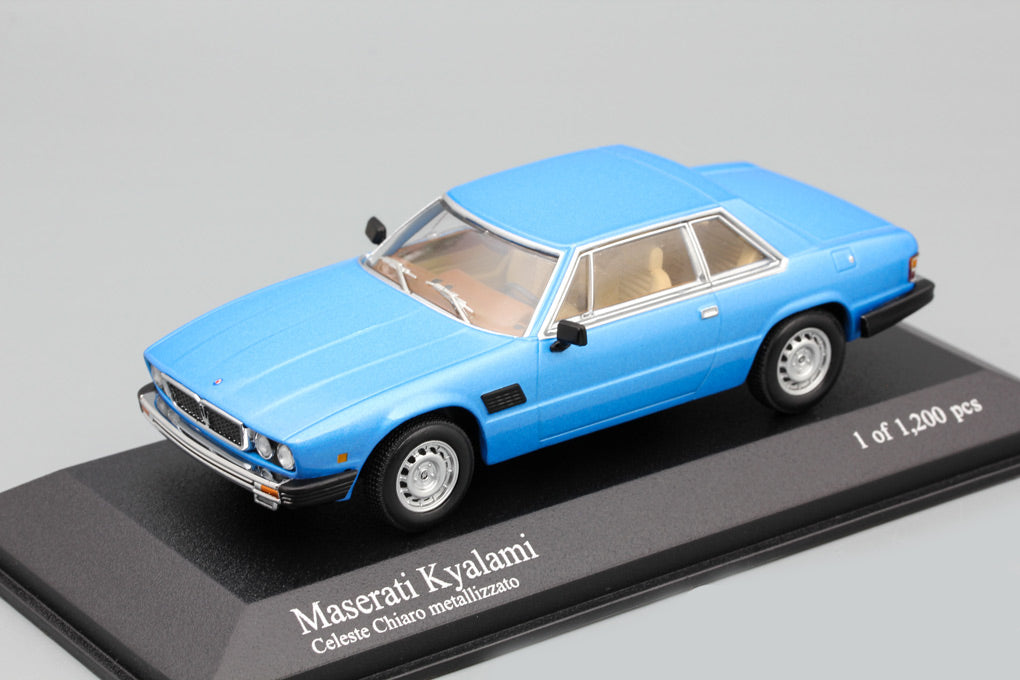 Minichamps 1:43 Maserati Kyalami 1982 Light Blue Metallic 400123961