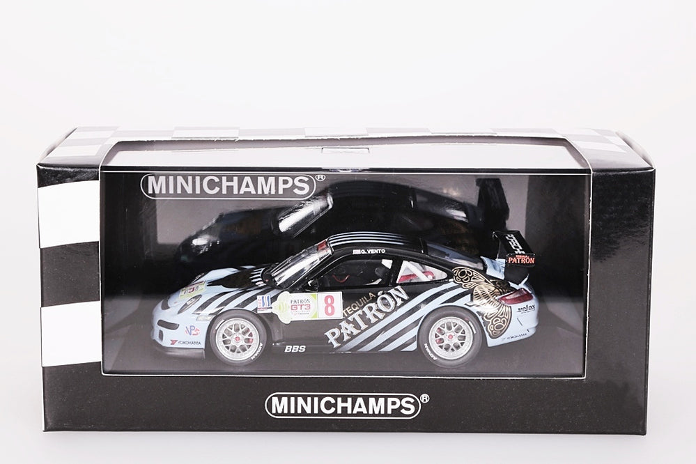 Minichamps 1:43 Porsche 911 GT3 CUP Gerry Vento #8 IMSA GT3 Challenge 2009 400096798