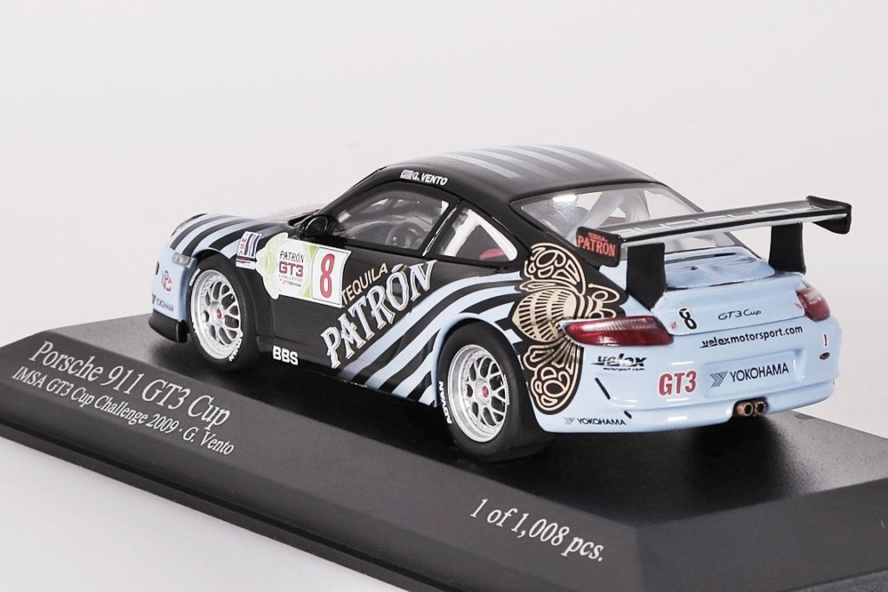 Minichamps 1:43 Porsche 911 GT3 CUP Gerry Vento #8 IMSA GT3 Challenge 2009 400096798