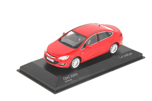 Minichamps 1:43 Opel Astra 4 Door 2012 Red 410042001