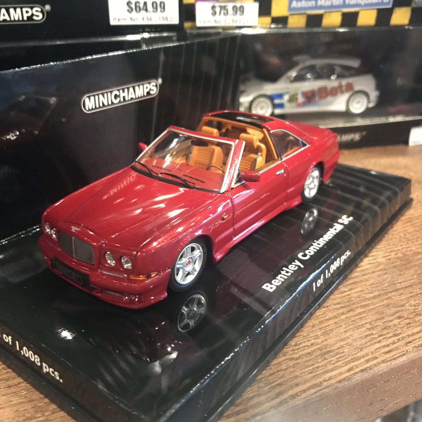 Minichamps 1:43 Bentley Continental SC 1996 Red Metallic 436139991