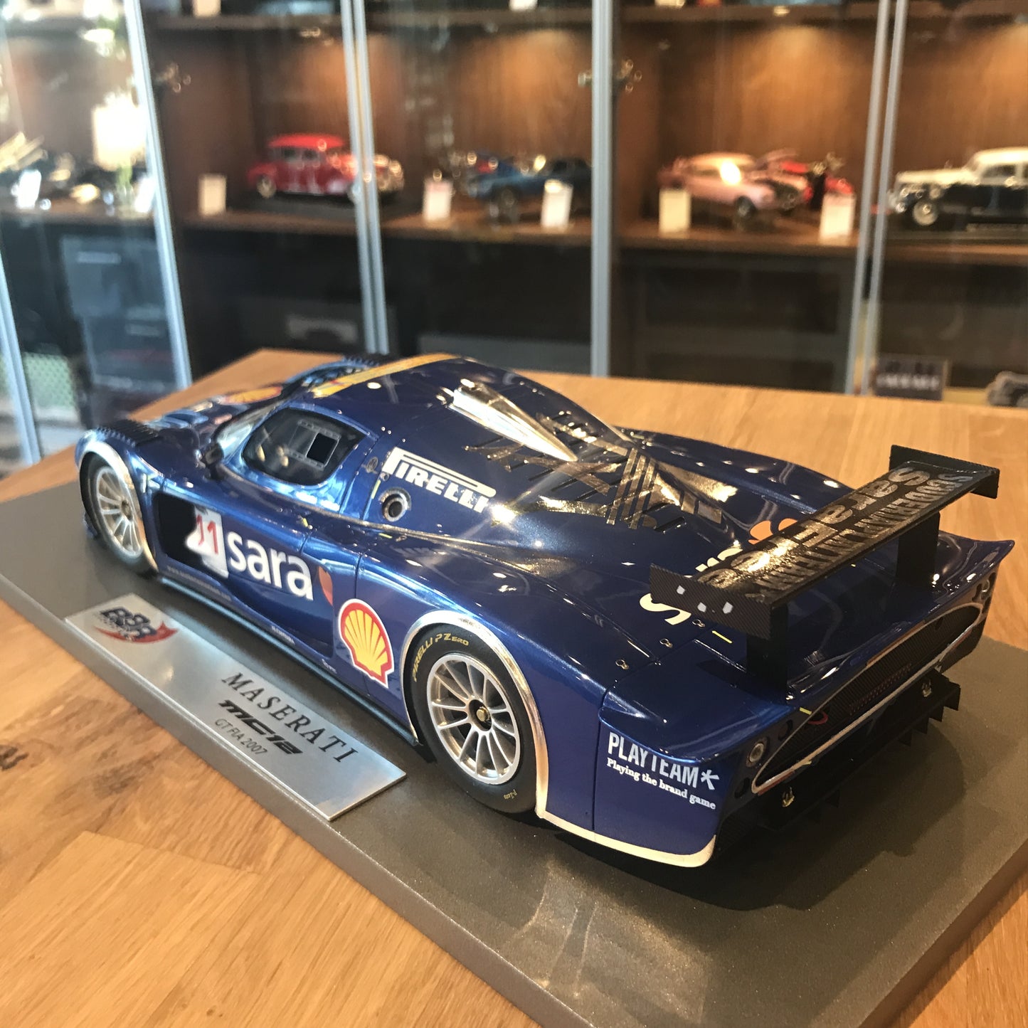 BBR 1/18 Maserati MC12 GT FIA 2007 Playteam #11 P1807