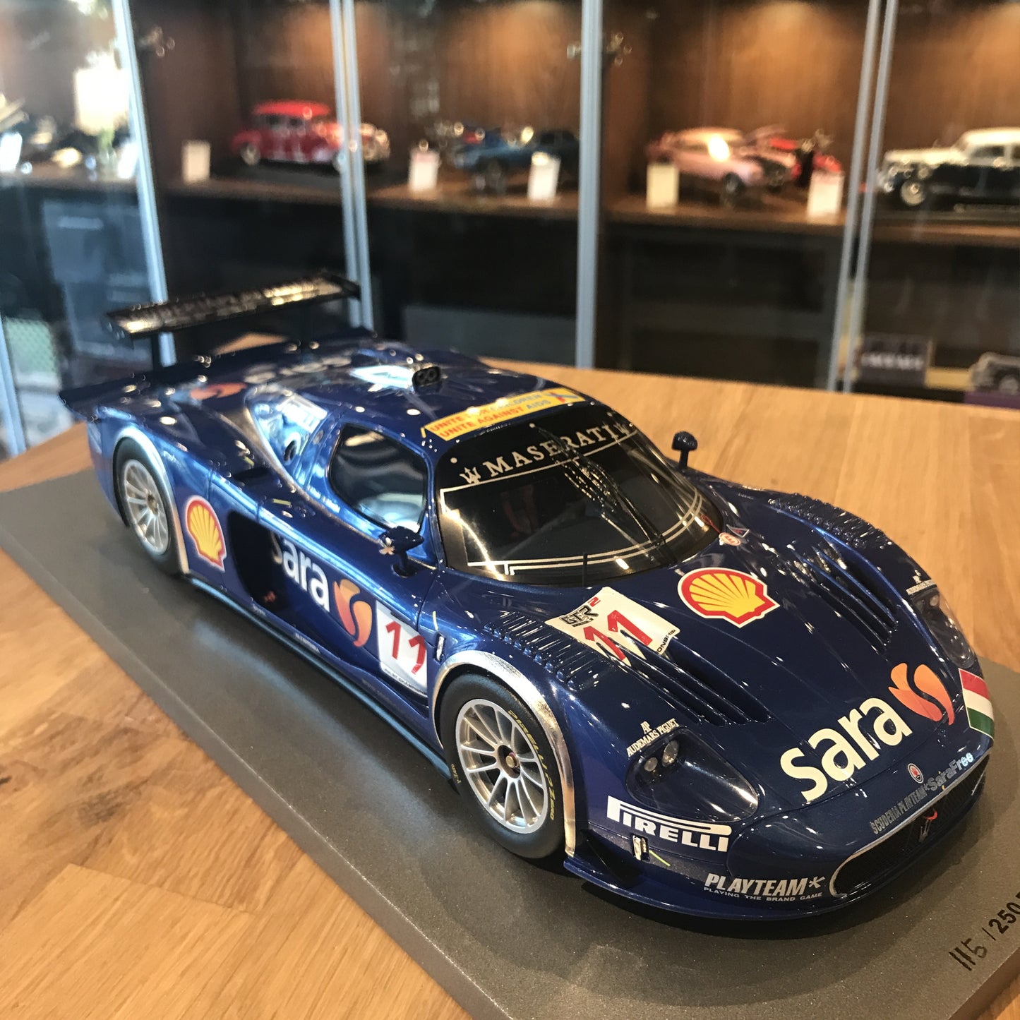 BBR 1/18 Maserati MC12 GT FIA 2007 Playteam #11 P1807