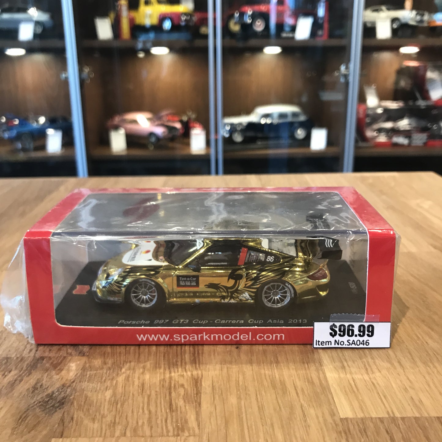 Spark 1:43 Porsche 911 997 GT3 Cup #86 M.Ragginger - Porsche Carrera Cup Asia 2013 SA046
