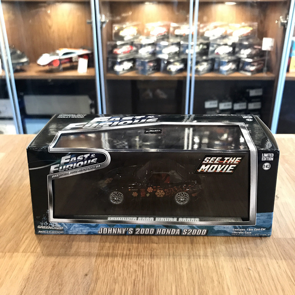 GreenLight 1:43 Fast & Furious - The Fast and the Furious (2001) - 2002 Honda S2000 - Black 86205