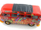 Schuco 1:18 Volkswagen T1 Samba "Hippie" with roof tracks and surfboards 450028300 (Clearance Final Sale)