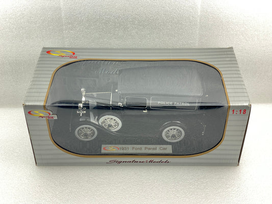 Signature 1:18 1931 Ford Panel Police Patrol Car SN18143