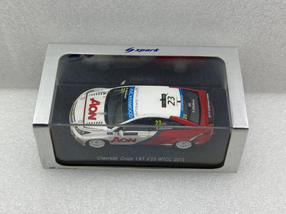 Spark 1:43 Chevrolet Cruze 1.6T #23 WTCC 2013 Tom Chilton S2455