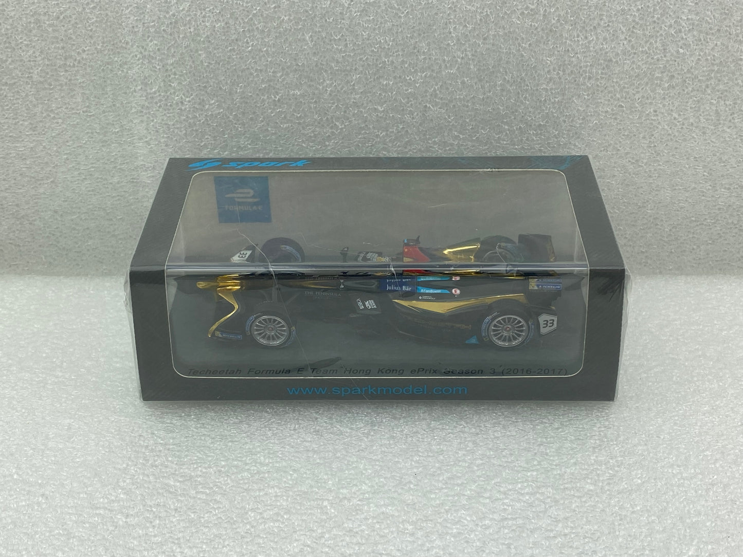 Spark 1:43 Techeetah Formula E #33 Ma Qinghua Hong Kong GP 2016-2017 S5916