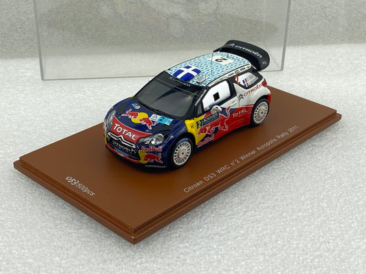 Spark 1:43 Citroen DS3 WRC #2 Ogier Winner Acropolis Rally 2011 S3310